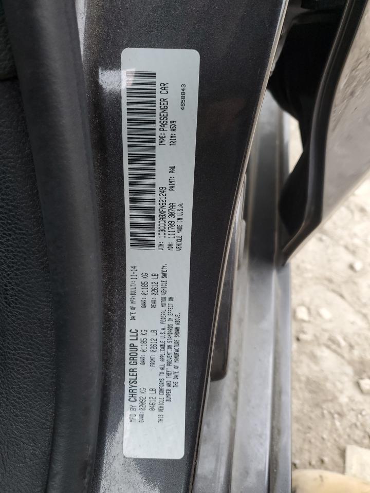 2015 Chrysler 200 Limited VIN: 1C3CCCABXFN621249 Lot: 82299544