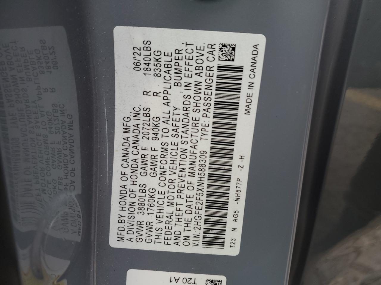 2022 Honda Civic - Image 12