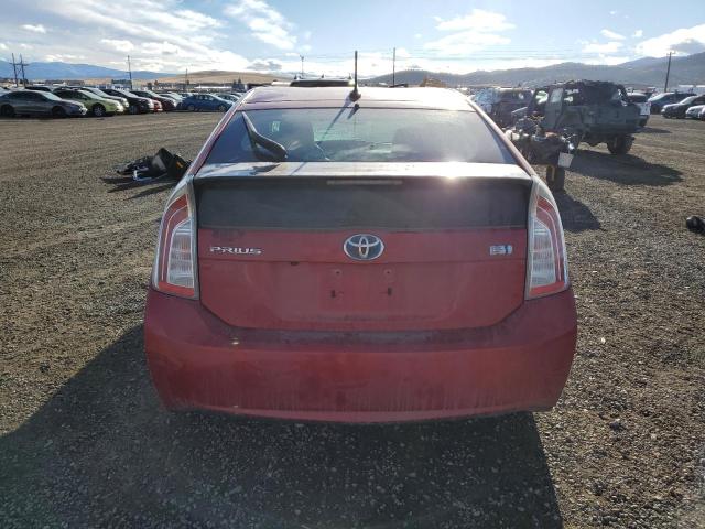  TOYOTA PRIUS 2013 Czerwony