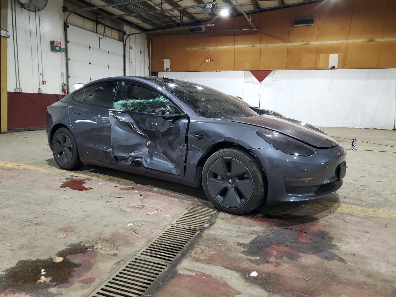 VIN 5YJ3E1EA3MF981048 2021 TESLA MODEL 3 no.4