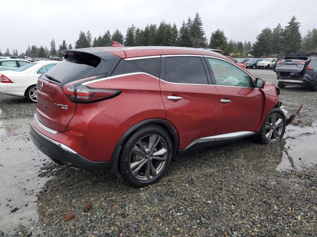  NISSAN MURANO 2019 Czerwony