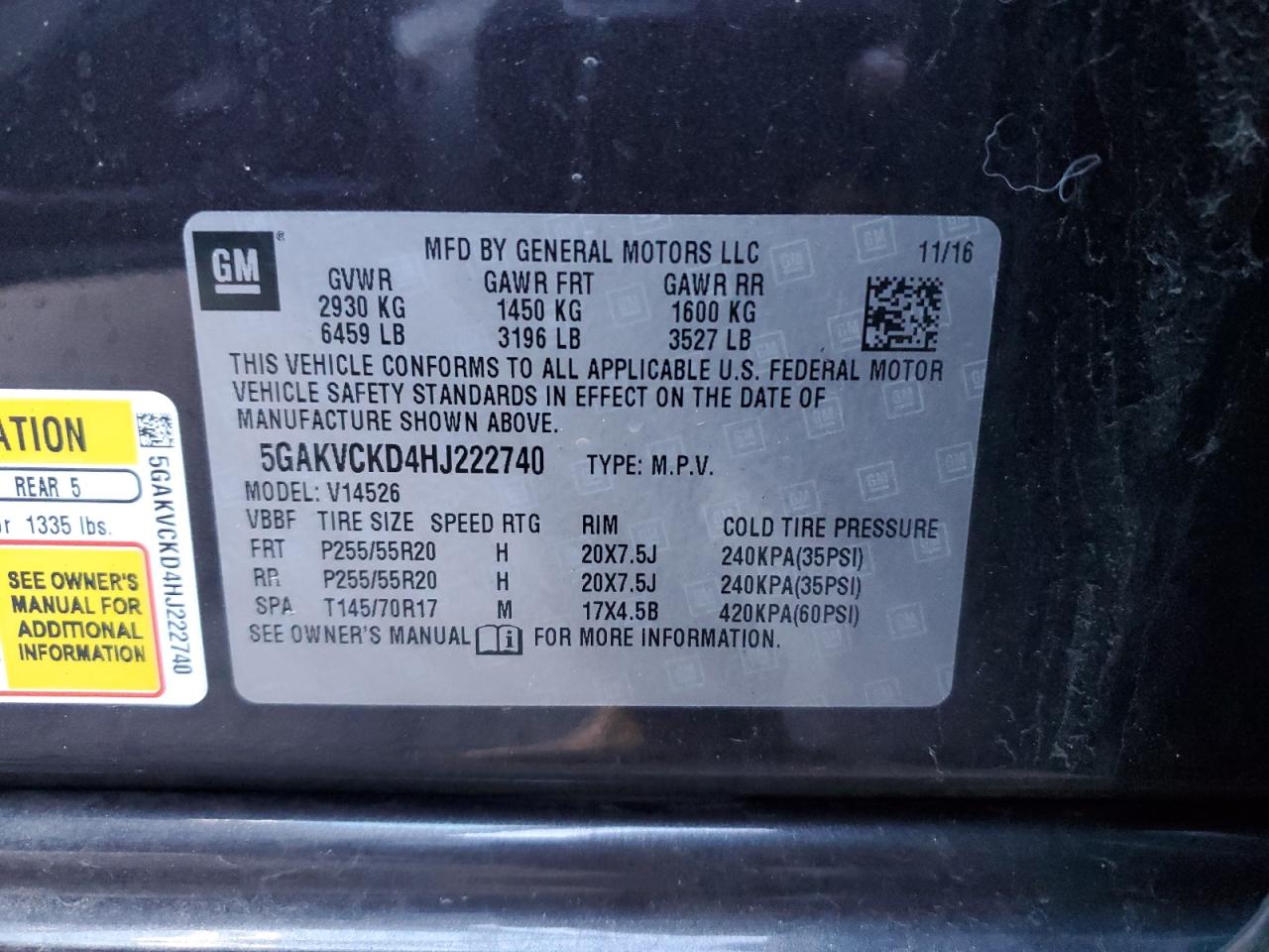 2017 Buick Enclave - Image 13
