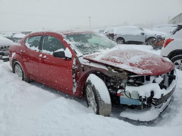  DODGE AVENGER 2012 Червоний