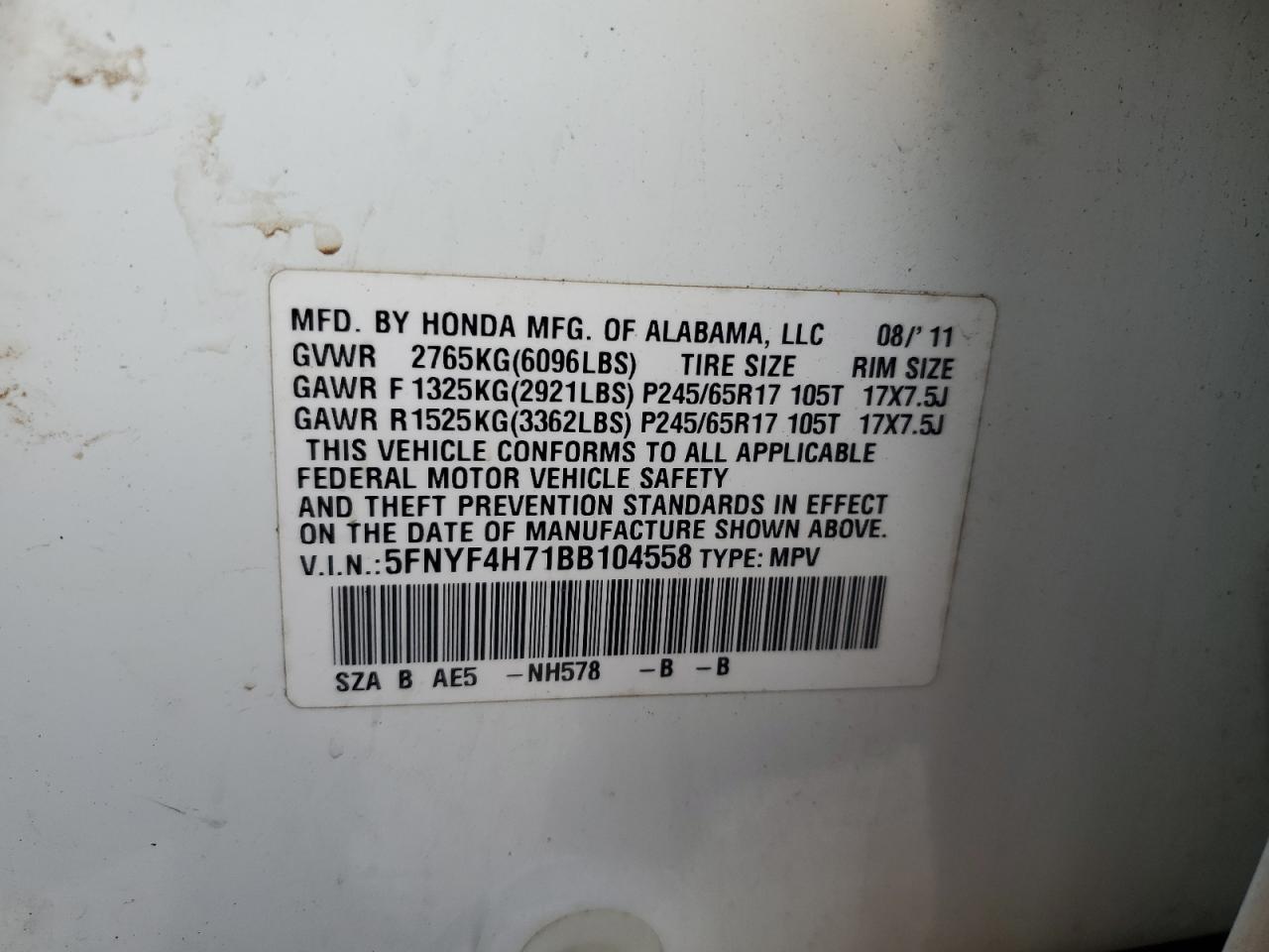 2011 Honda Pilot - Image 13