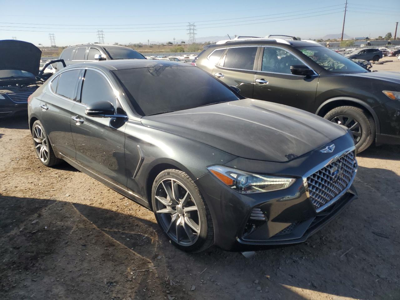 VIN KMTG34LE6KU015376 2019 GENESIS G70 no.4