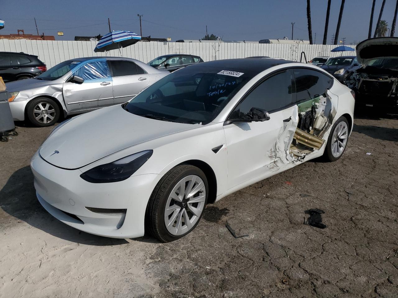 VIN 5YJ3E1EA5PF422654 2023 TESLA MODEL 3 no.1