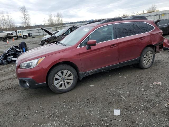  SUBARU OUTBACK 2016 Бургунді