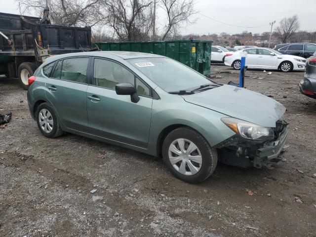  SUBARU IMPREZA 2015 Teal