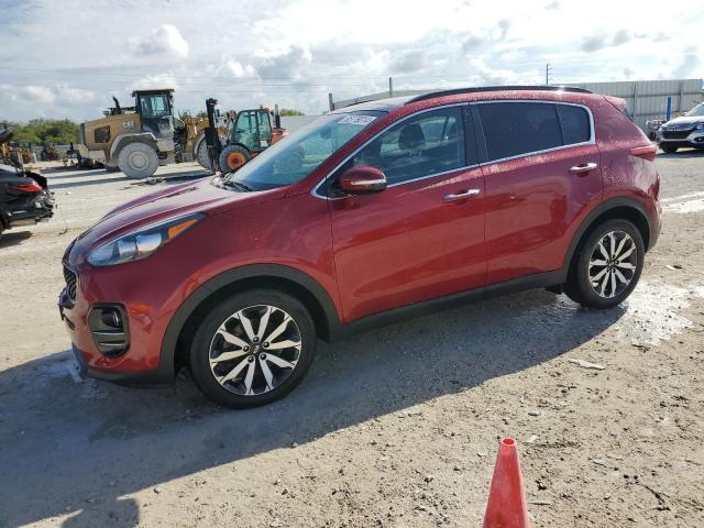  KIA SPORTAGE 2018 Красный