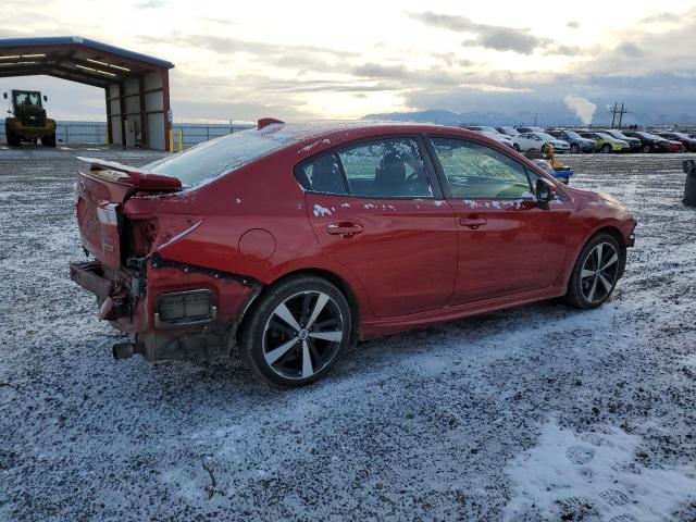  SUBARU IMPREZA 2017 Червоний