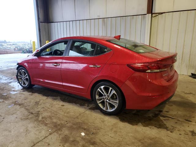  HYUNDAI ELANTRA 2017 Czerwony