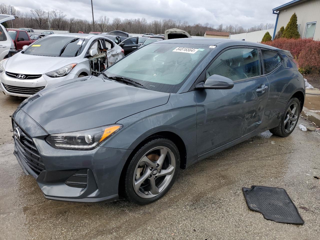 2019 Hyundai Veloster Base VIN: KMHTG6AF4KU011847 Lot: 84816564