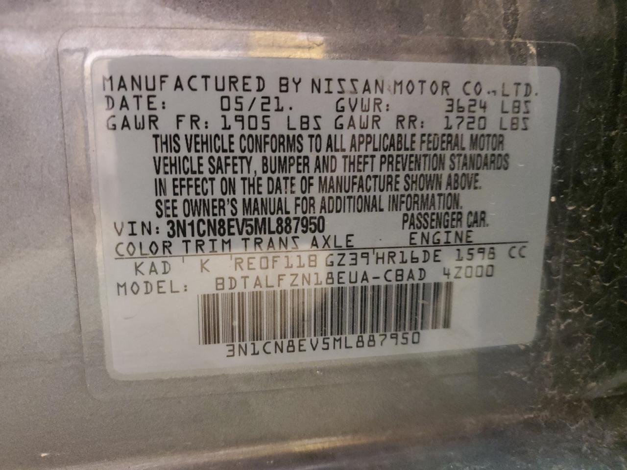 2021 Nissan Versa - Image 13