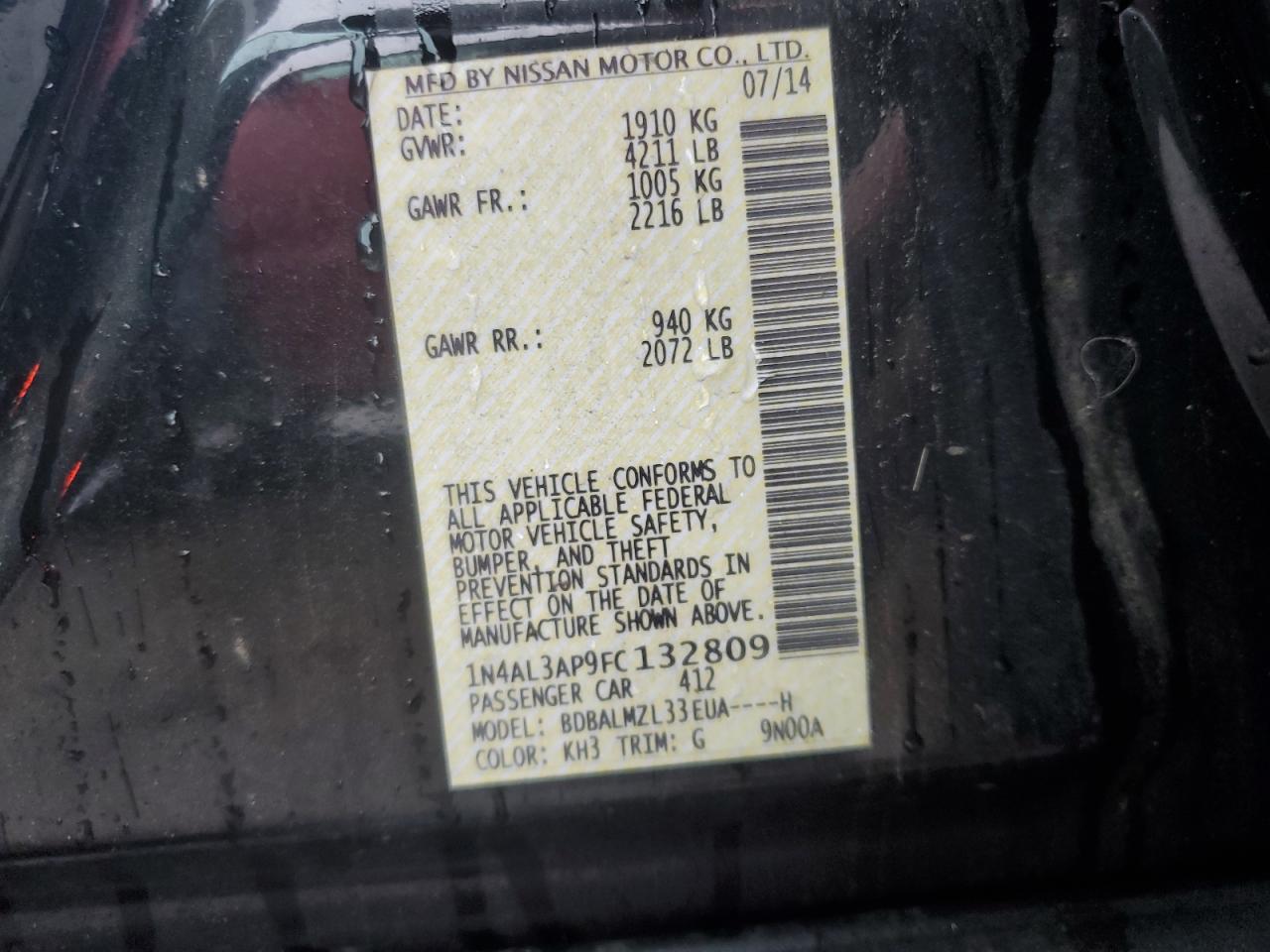 2015 Nissan Altima - Image 12