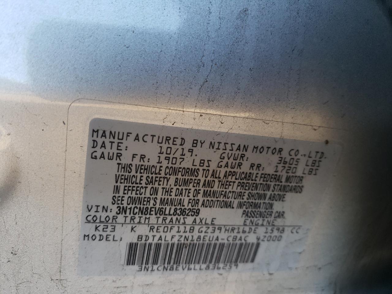 2020 Nissan Versa - Image 12