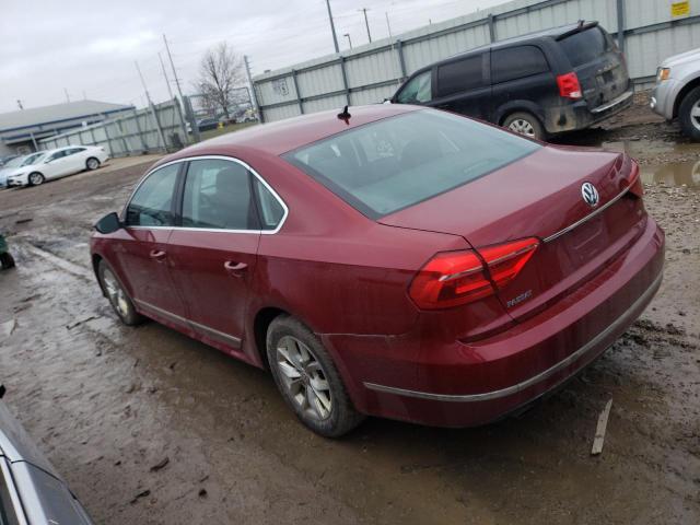 Sedans VOLKSWAGEN PASSAT 2016 Czerwony