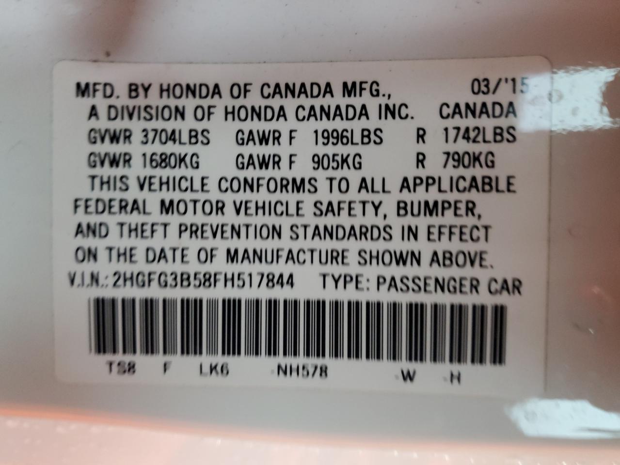 2015 Honda Civic - Image 13
