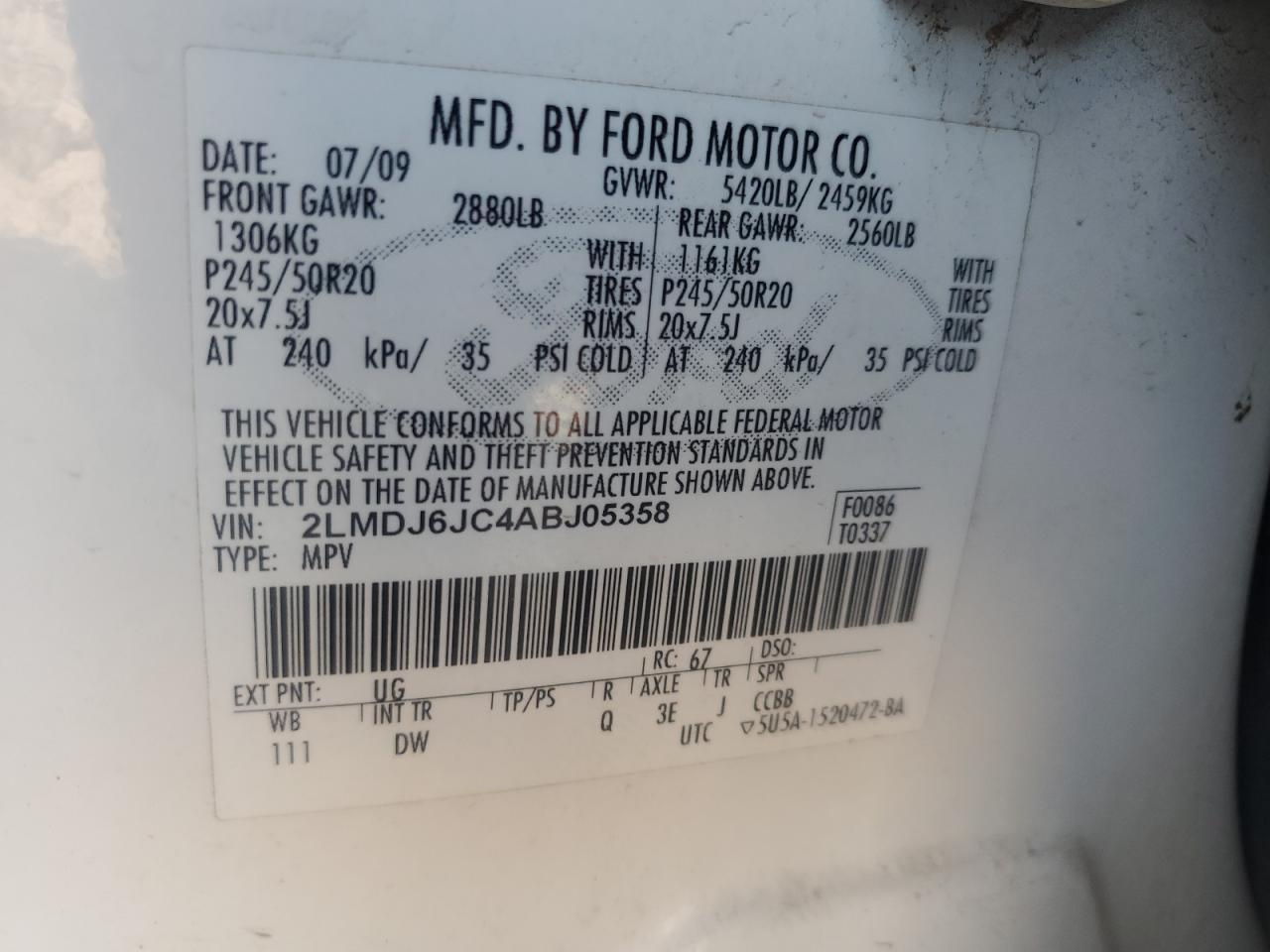 2010 Lincoln MKX - Image 12