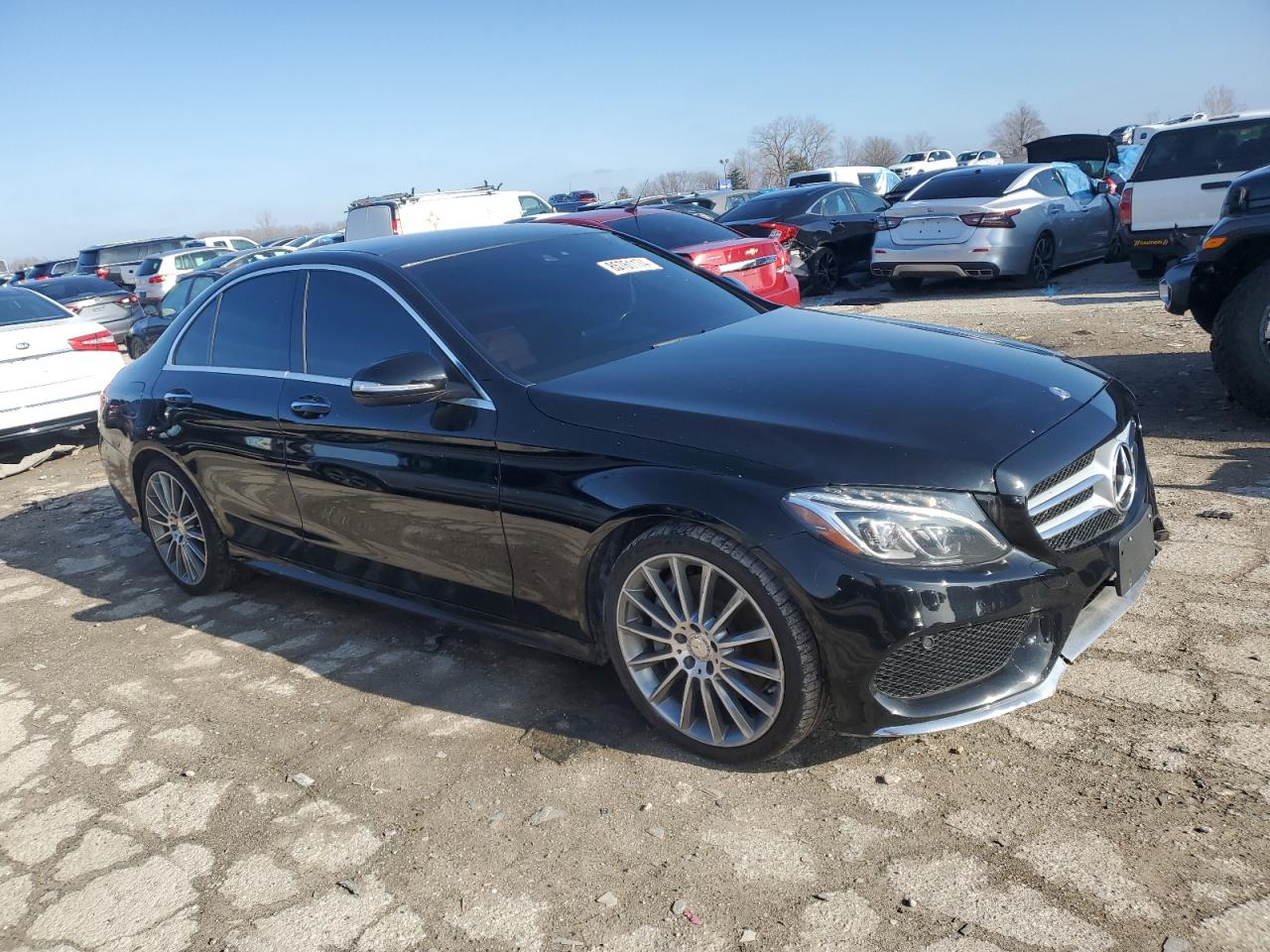 VIN 55SWF6GB5FU027349 2015 MERCEDES-BENZ C-CLASS no.4