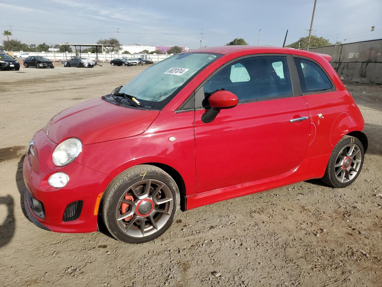 2012 Fiat 500 Abarth de vânzare în San Diego, CA - Rear End