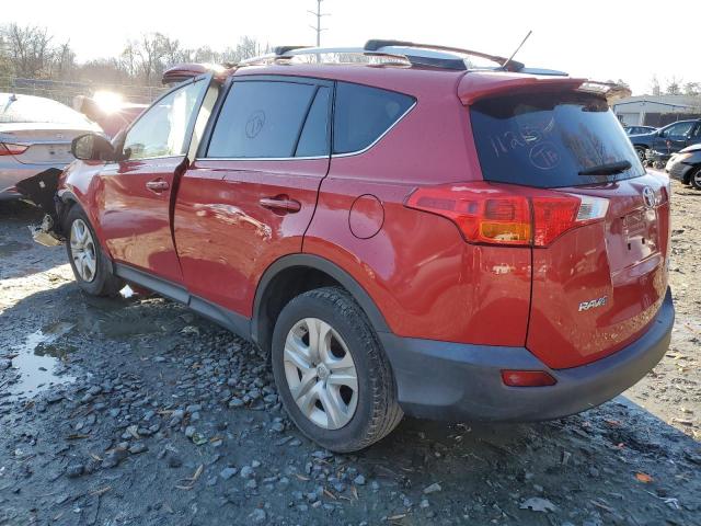  TOYOTA RAV4 2015 Красный