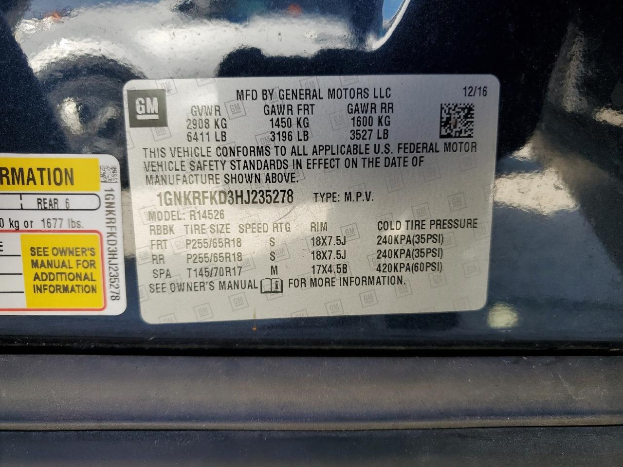 2017 Chevrolet Traverse - Image 14