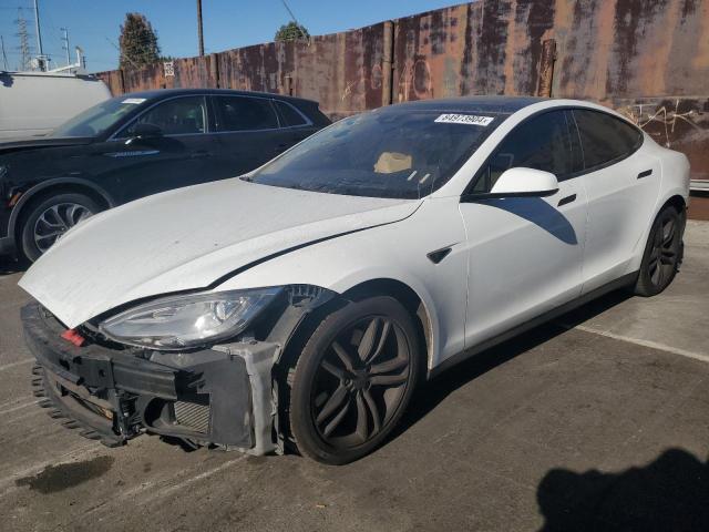  TESLA MODEL S 2015 White