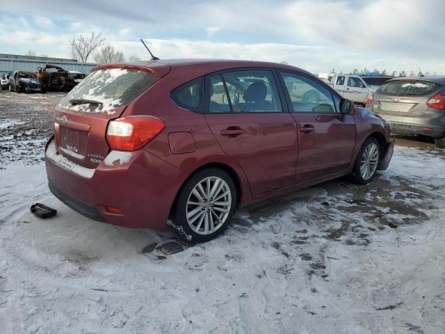  SUBARU IMPREZA 2013 Бургунді