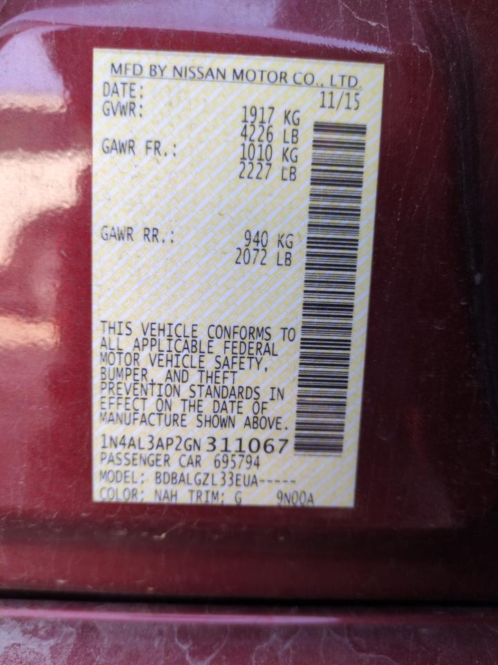 2016 Nissan Altima - Image 12
