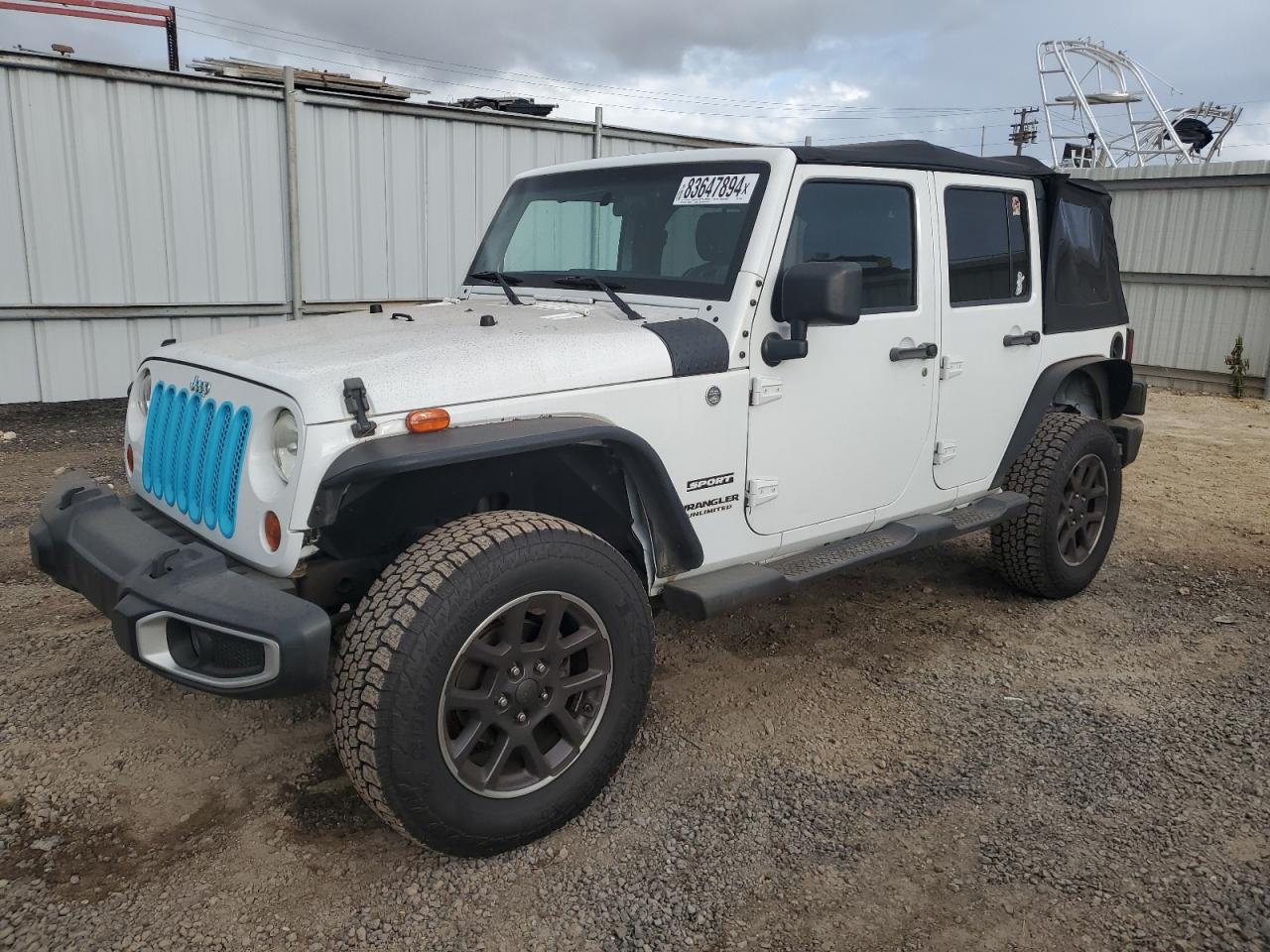 2012 Jeep Wrangler Unlimited Sport للبيع في Kapolei، HI - Undercarriage