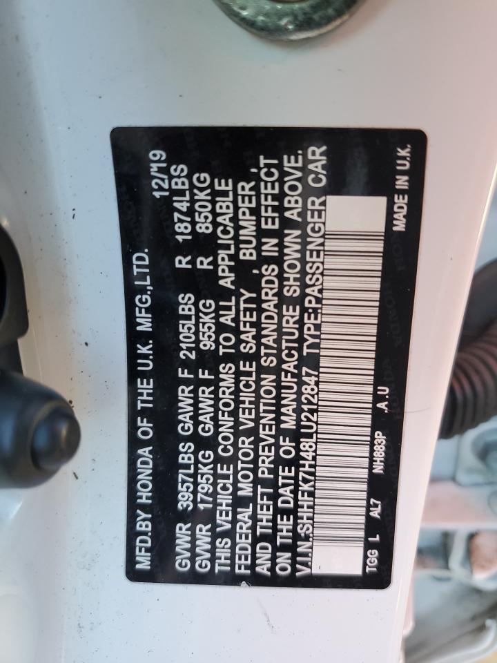 SHHFK7H48LU212847 2020 HONDA CIVIC - Image 14
