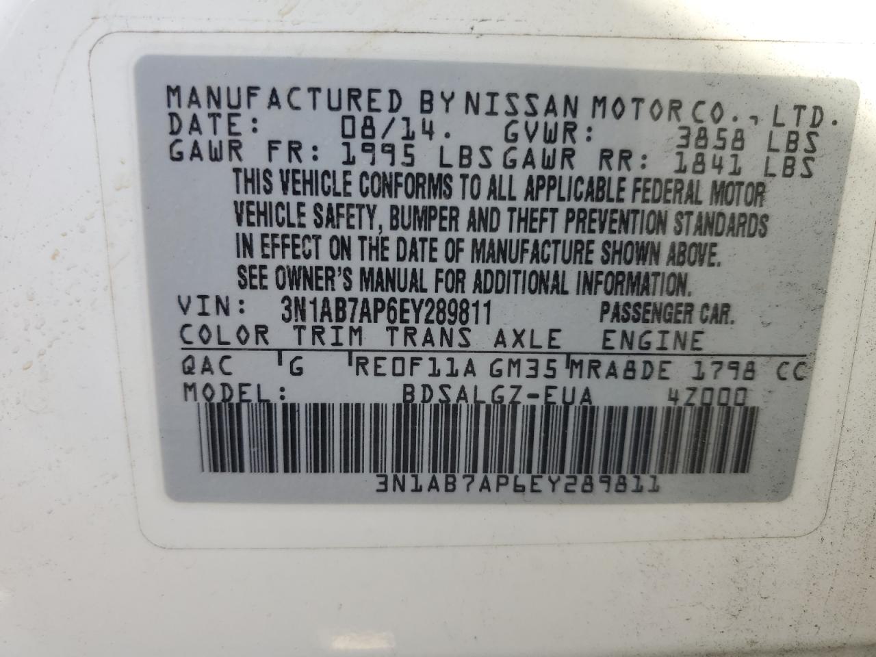 2014 Nissan Sentra - Image 12