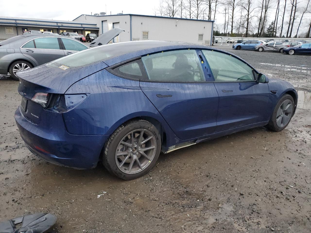 VIN 5YJ3E1EB3NF249240 2022 TESLA MODEL 3 no.3