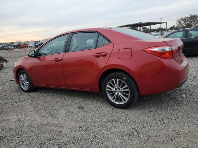  TOYOTA COROLLA 2015 Czerwony