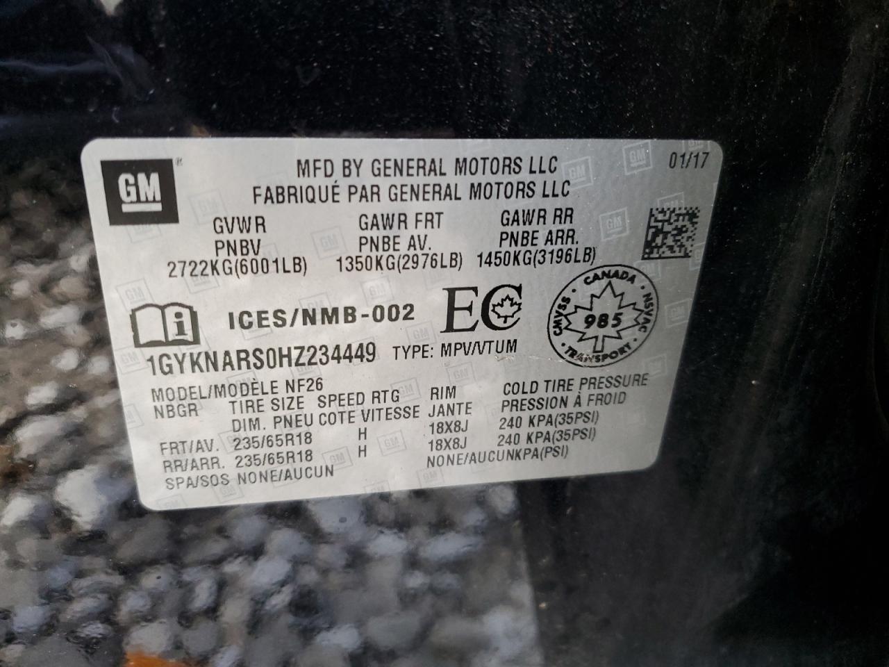 2017 Cadillac XT5 - Image 13