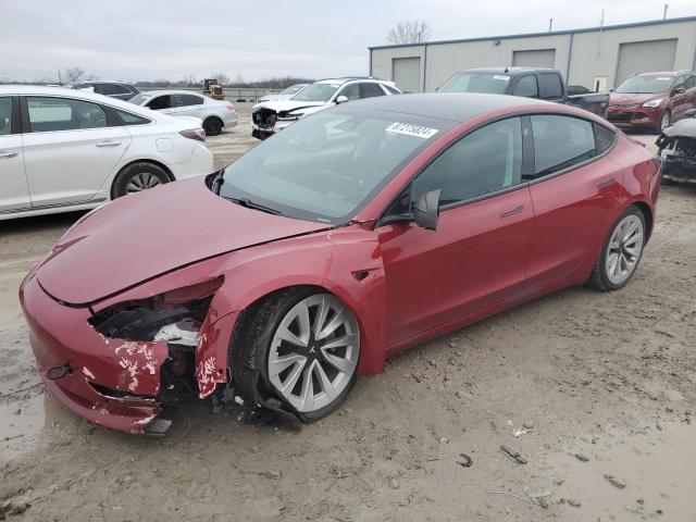  TESLA MODEL 3 2021 Красный