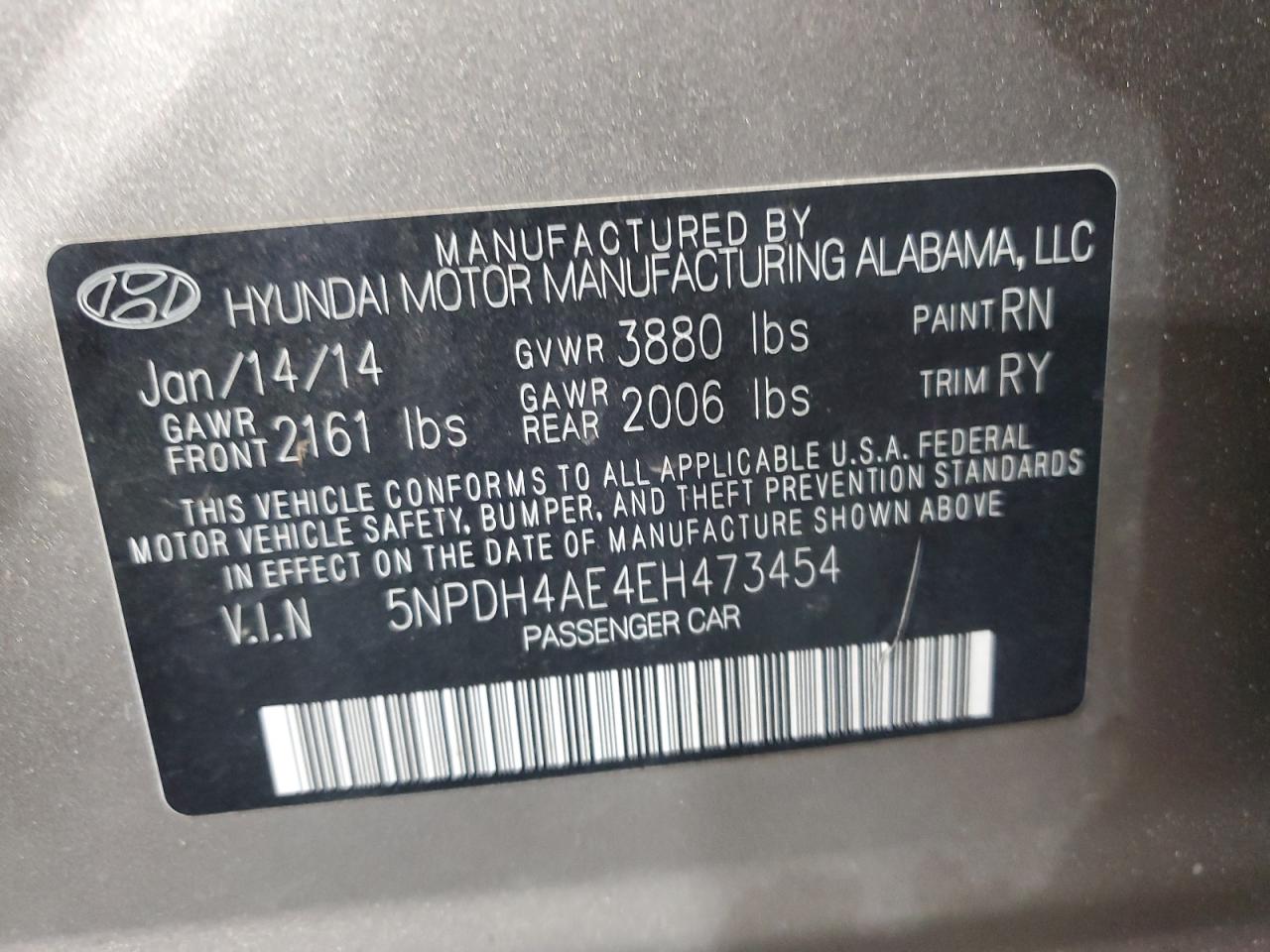 2014 Hyundai Elantra - Image 12