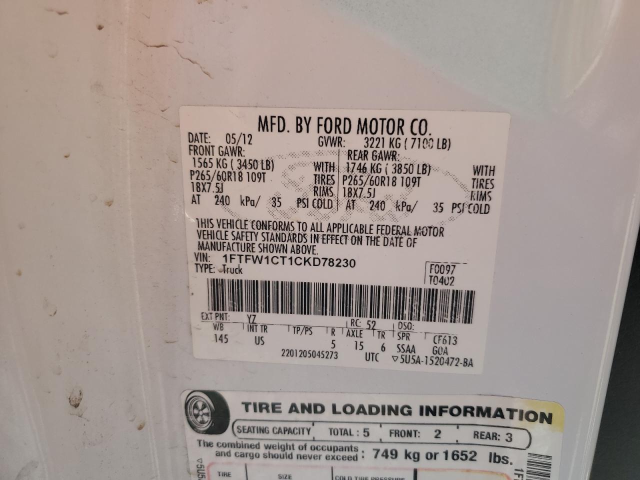 2012 Ford F-150 - Image 12