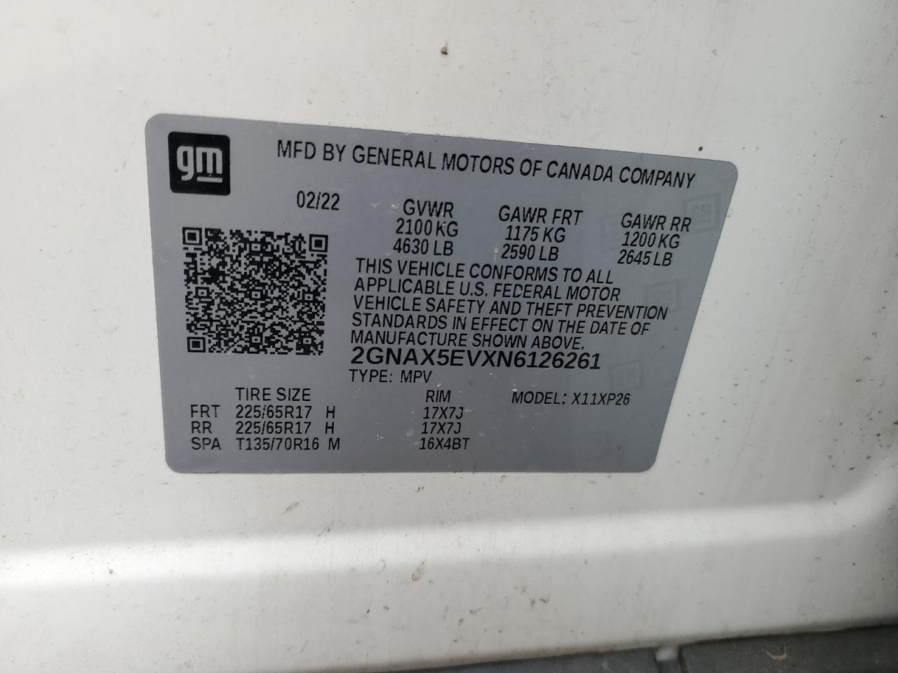 2022 Chevrolet Equinox - Image 13