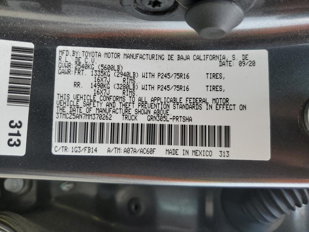 2021 Toyota Tacoma - Image 13