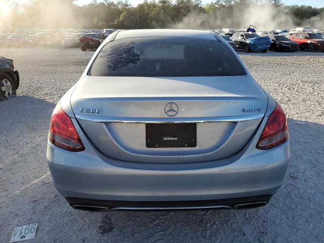 Sedans MERCEDES-BENZ C-CLASS 2015 Srebrny