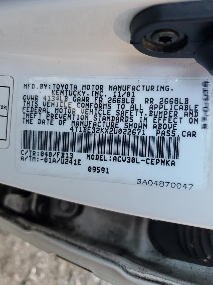 2002 Toyota Camry - Image 12
