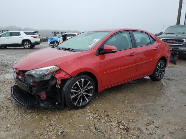  TOYOTA COROLLA 2017 Red