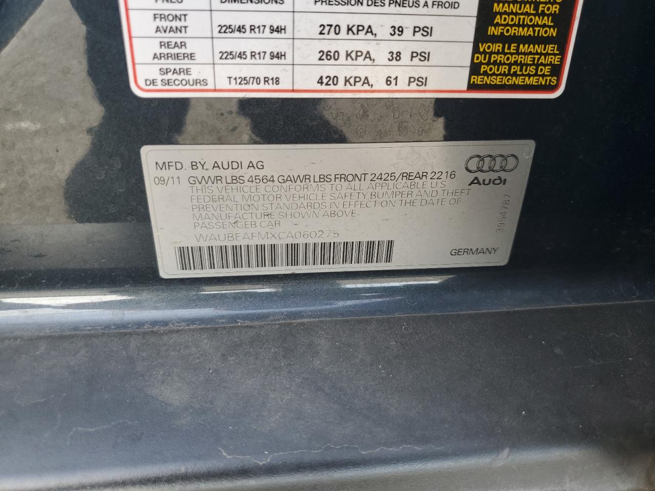 2012 Audi A3 - Image 12