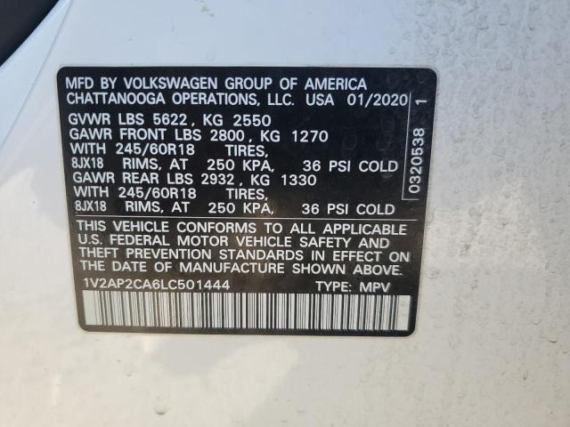 2020 VOLKSWAGEN ATLAS S