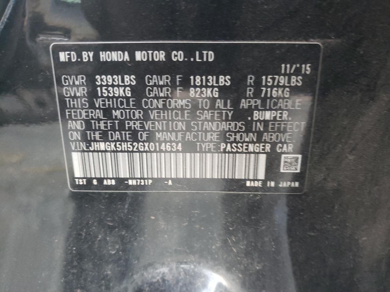 2016 Honda Fit - Image 12