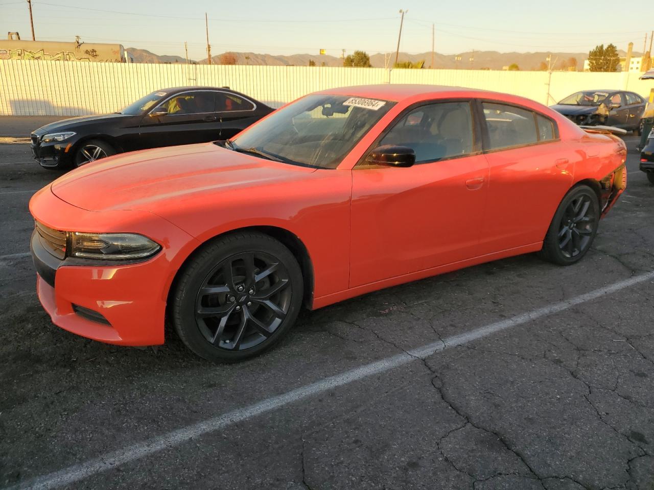 2021 Dodge Charger Sxt იყიდება Van Nuys-ში, CA - Rear End