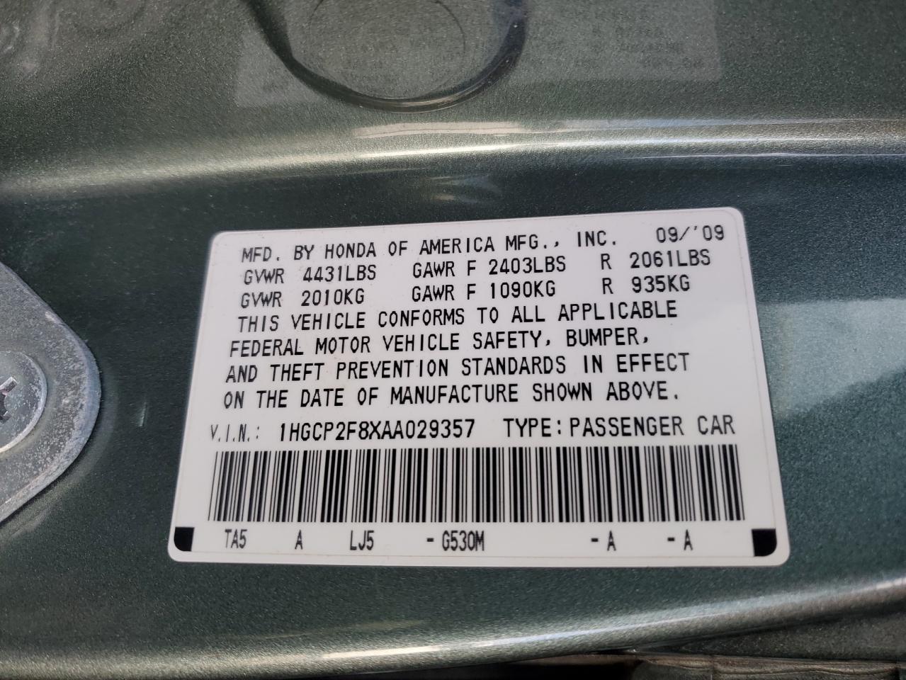 2010 Honda Accord - Image 14