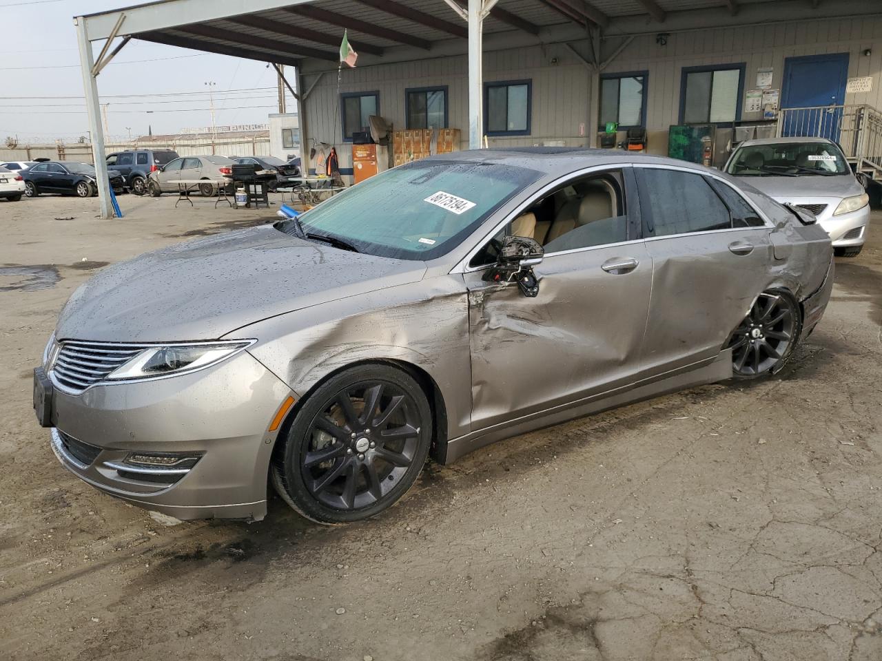 VIN 3LN6L2LUXGR627757 2016 LINCOLN MKZ no.1