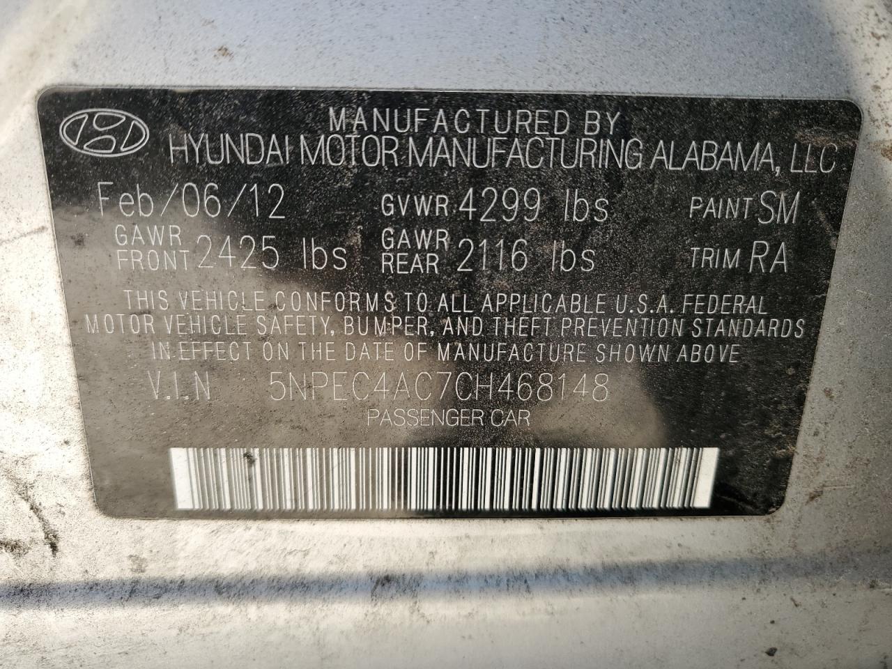 2012 Hyundai Sonata - Image 12